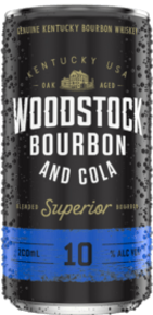 Bourbon & Cola 10% Cans 200mL 3 Pack