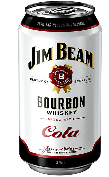 White Label Bourbon & Cola 375mL 6 Pack
