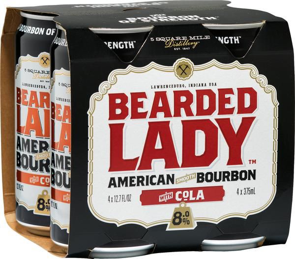 Bourbon & Cola 8% 375mL Cans 4 Pack