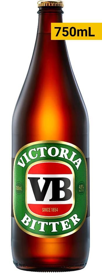 Victoria Bitter 750ml Longneck 3 Pack Liberty Liquors