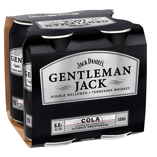 Rare Tennessee Whiskey & Cola 375mL 4 Pack