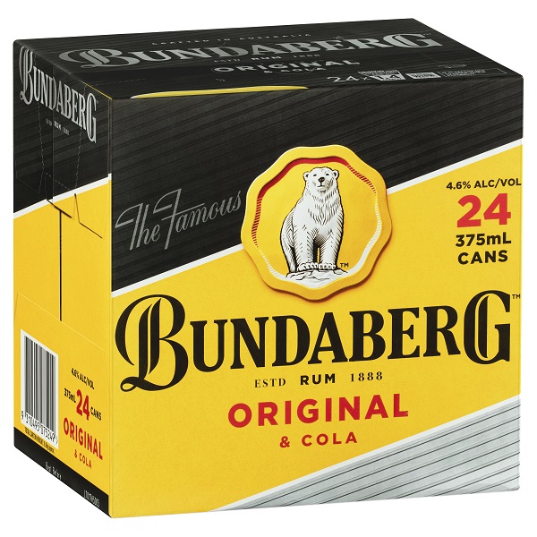 U.P. Rum & Cola Cans 375mL Carton (24)