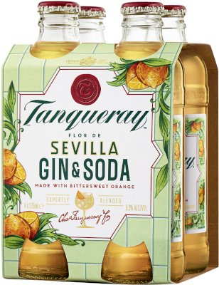 Sevilla Gin & Soda 275ml 4 pack