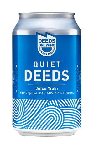 Quiet Deeds Juice Train NEIPA 375mL