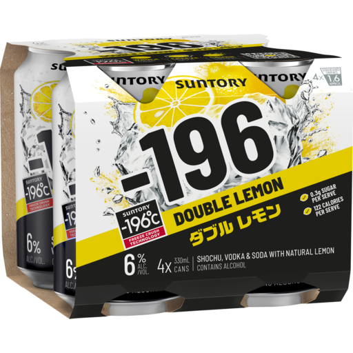 -196 Double Lemon 6% 4 Pack