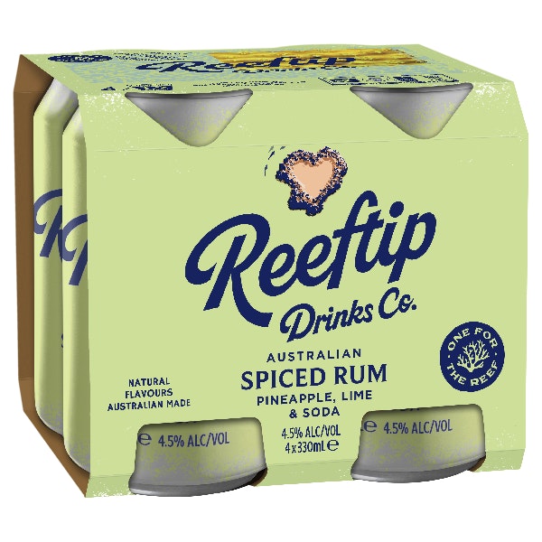 Spiced Rum Pineapple & Lime 4 Pack