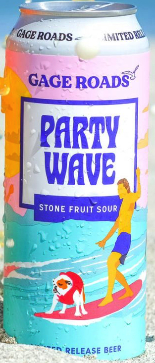Party Wave Stone Fruit Sour 500mL Can