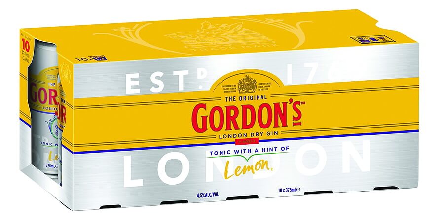 Gin & Tonic 10 Pack 375mL Cans