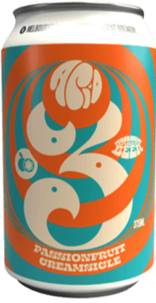 Passionfruit Creamsicle Fruited Sour Beer 375mL 4 Pack