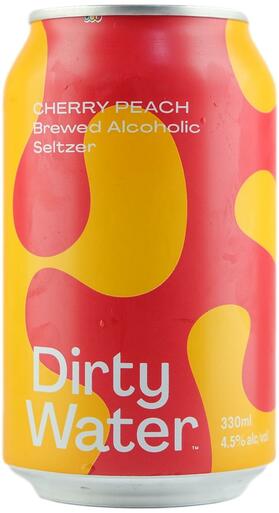 Dirty Water Cherry Peach Seltzer 4 Pack