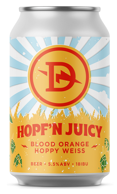 Hopf'n Juicy BloodOrange Hoppy Weiss 375mL