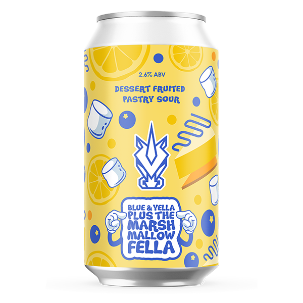 Blue & Yella Marshmallow Fella 4 Pack