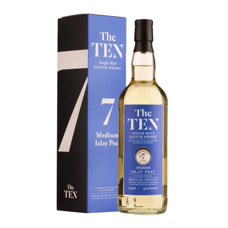 The Ten #7 Medium Islay Peat Scotch Whisky 700mL