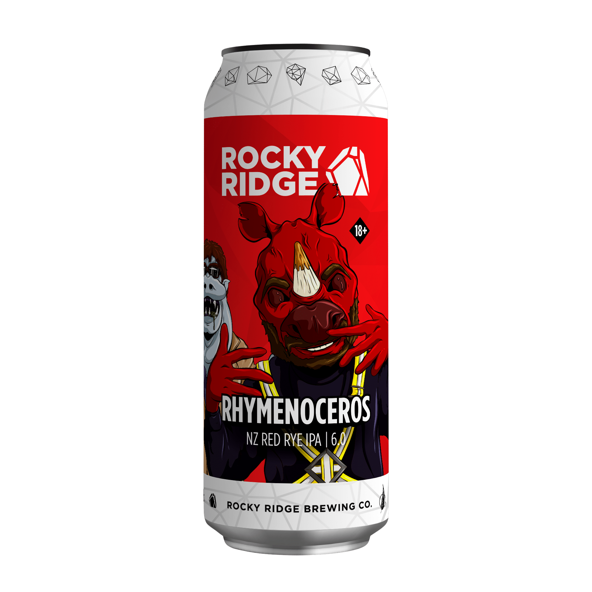 Rhymenoceros NZ Red Rye IPA 440mL