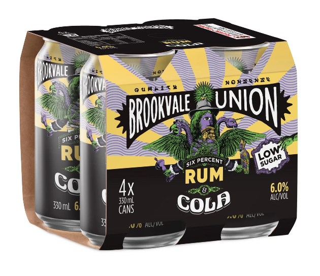 Rum & Cola 330mL 4 Pack