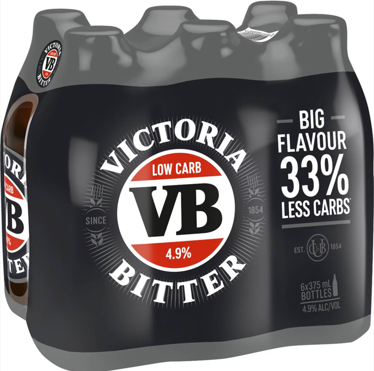 Low Carb Bottle 375mL 6 Pack