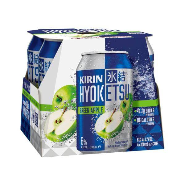 Hyoketsu Green Apple 4 Pack