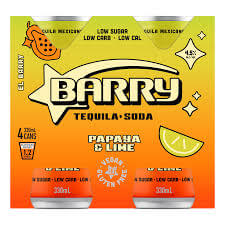 Tequila Papaya & Lime 4 Pack
