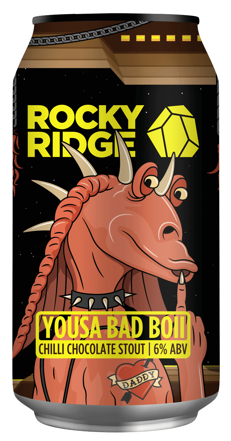 Yousa Bad Boii Chilli Choc Stout 375mL