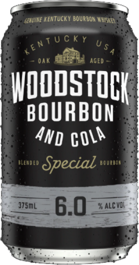 Bourbon & Cola Cans 6% 375mL Carton