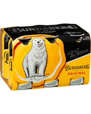 U.P. Rum & Cola Cans 375mL 6 Pack