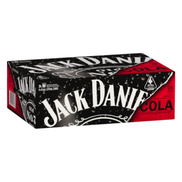 Tennessee Whiskey & Cola Cans 375mL Carton (24)