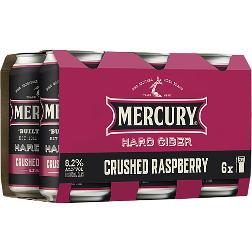 Hard Cider Crushed Raspberry 375mL 6 Pack