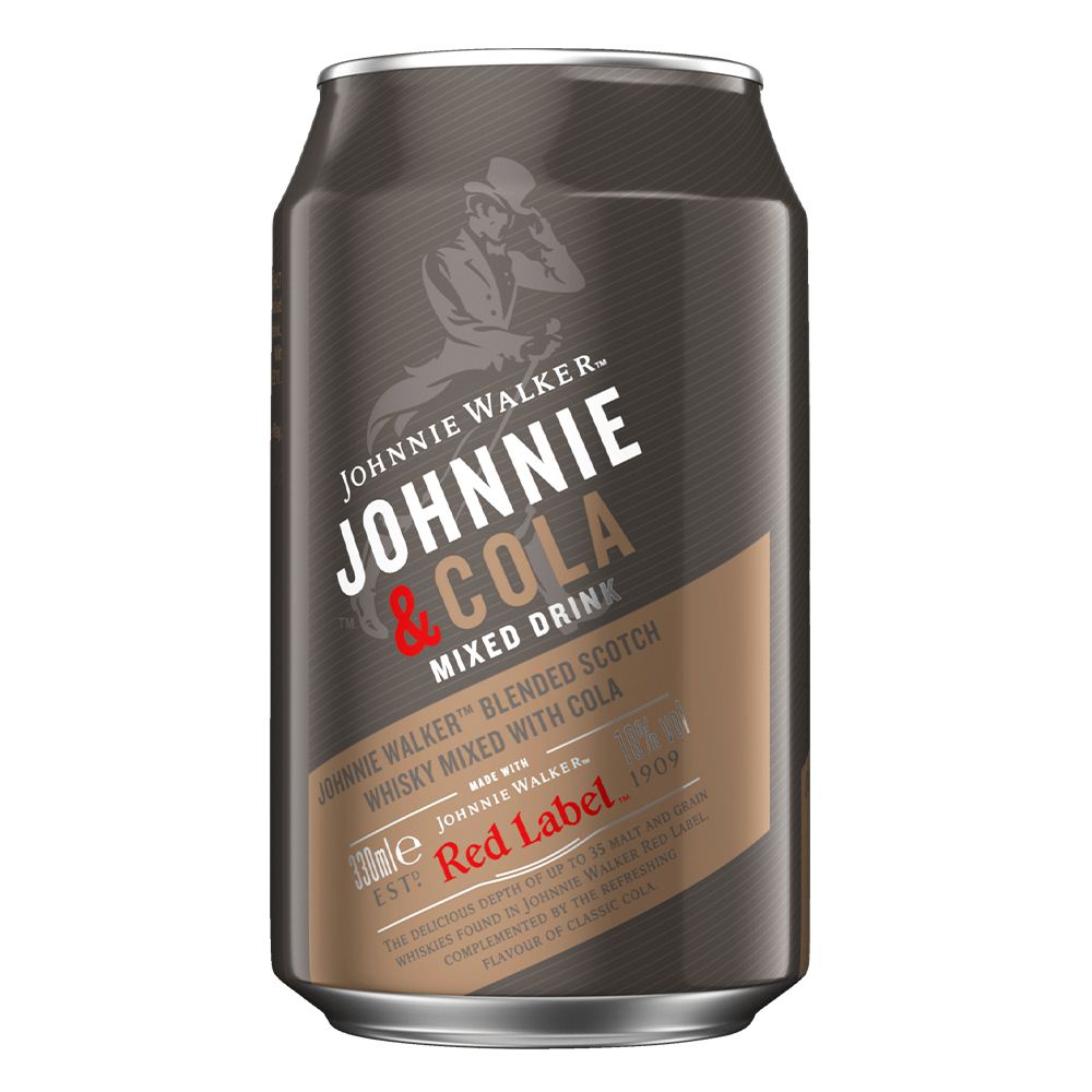 Red Label & Cola Cans 375mL Carton