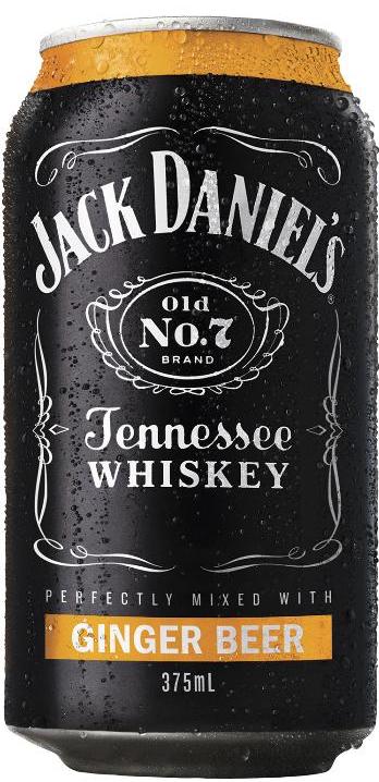 Tennessee Whiskey & Ginger Beer 375mL Carton (24)