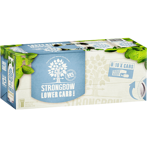 Lower Carb Apple Cider 375mL 10 Pack