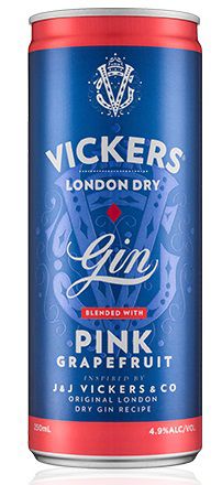 Gin & Pink Grapefruit 250mL 4 Pack