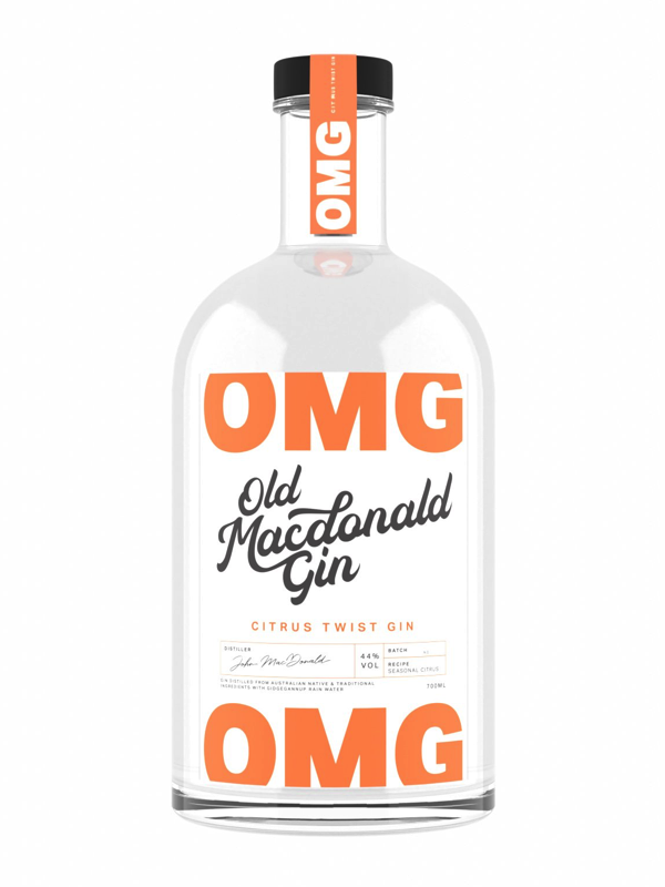 OMG Citrus Twist Gin 700mL