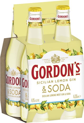 Sicilian Lemon & Soda 4 pack