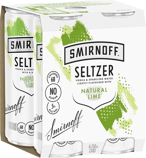 Seltzer Classic Lime 4 pack