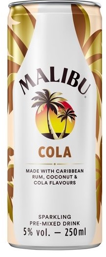 Coconut Rum & Cola 250mL 4 Pack