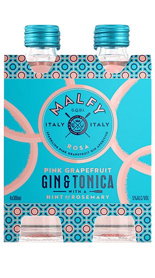 Gin Tonica Rosa Pink Grapefruit 4 Pack