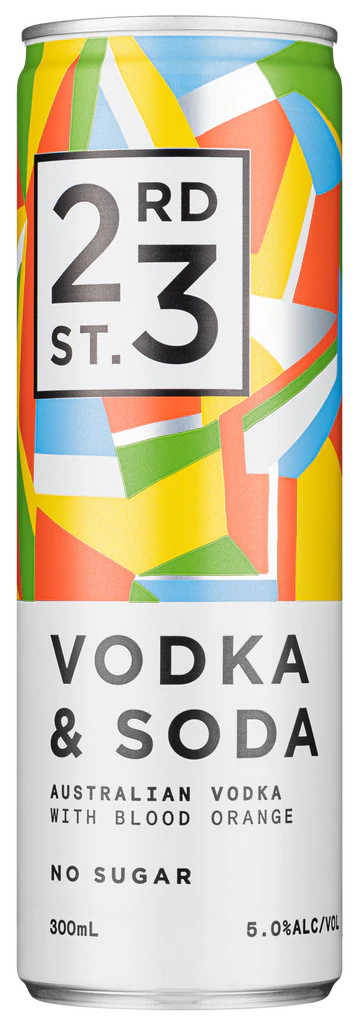 Vodka Soda & Blood Orange 300mL