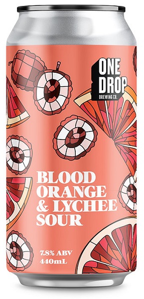 Blood Orange & Lychee Sour 440mL