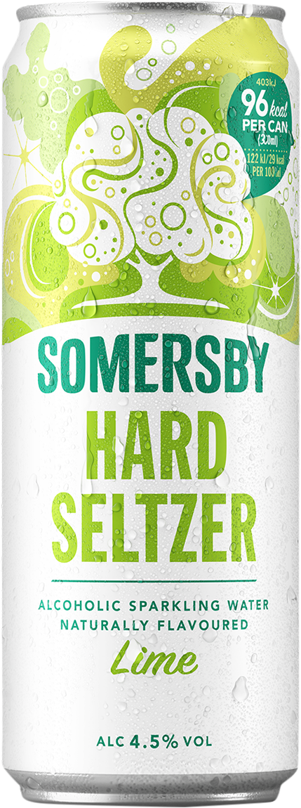 Hard Seltzer Lime Carton (24)