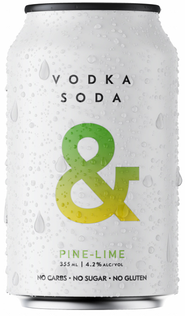 Vodka & Soda Pine Lime 330mL