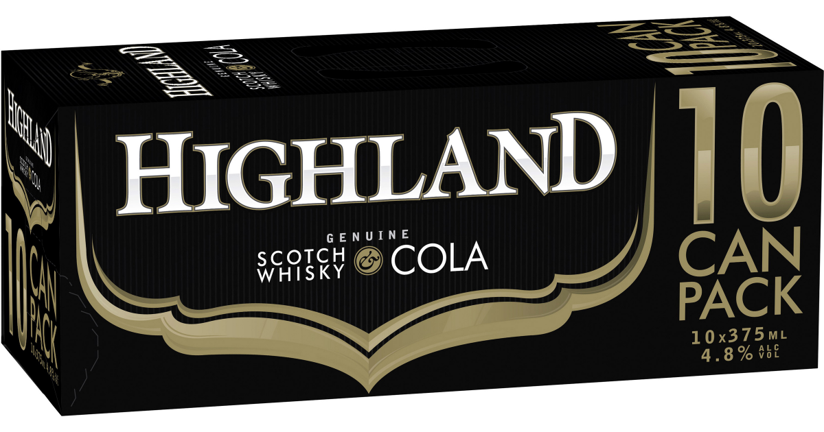 Scotch & Cola Can 10 Pack