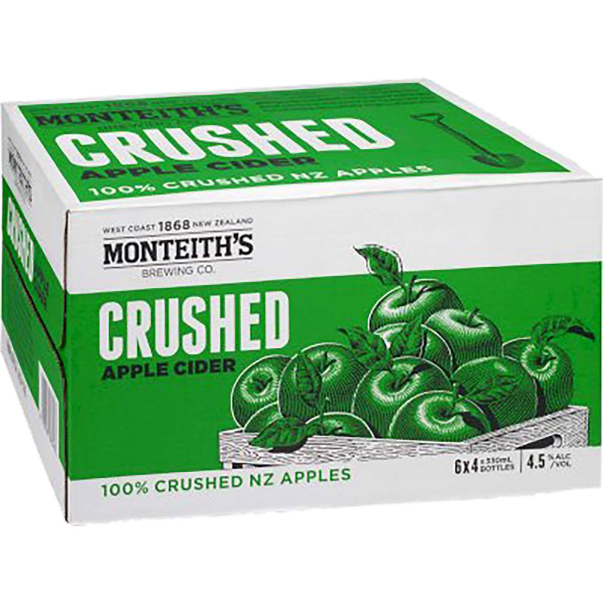 Crushed  Apple Cider Bottle Carton