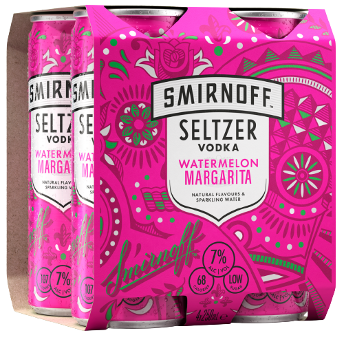 Seltzer Watermelon Margarita 4 Pack
