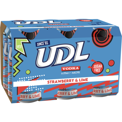 Sugar Free Strawberry & Lime 6 Pack