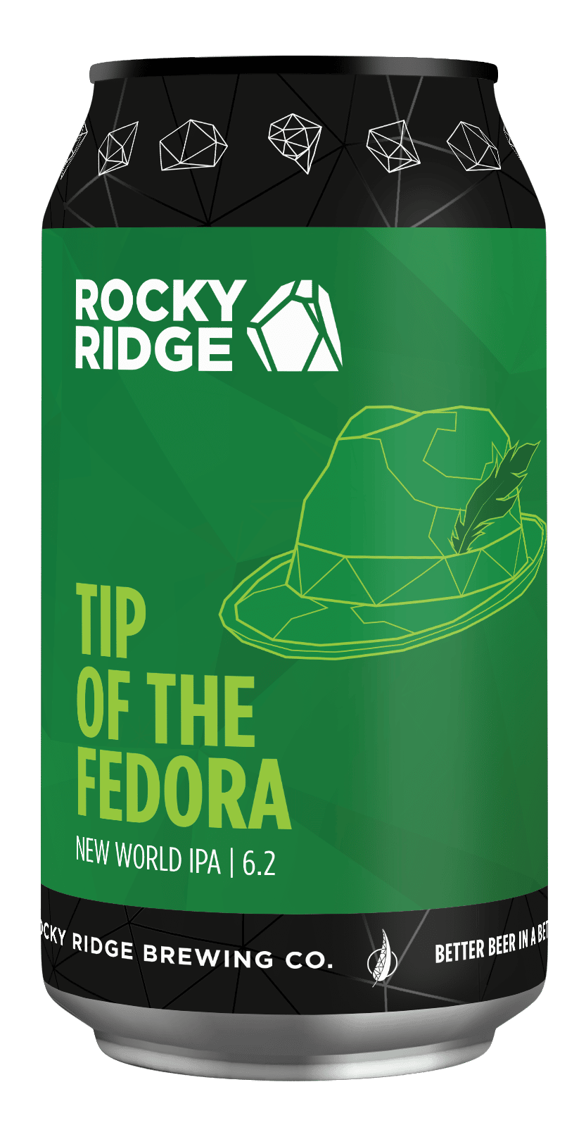 Rocky Ridge Brewing Co. Tip of the Fedora New World IPA 375mL | Liberty ...