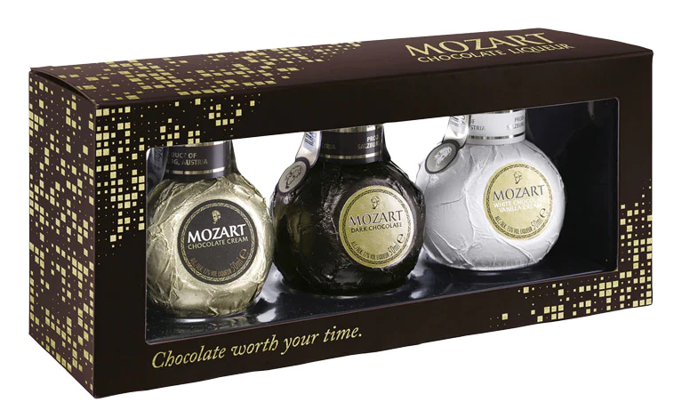 Chocolate Liqueur Miniature Gift Pack 3x 50mL
