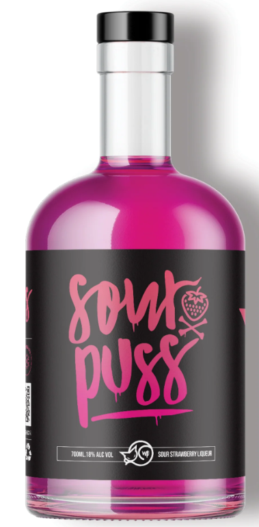 Sour Puss Strawberry 700mL