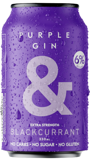 Purple Gin Soda 6% 4 Pack