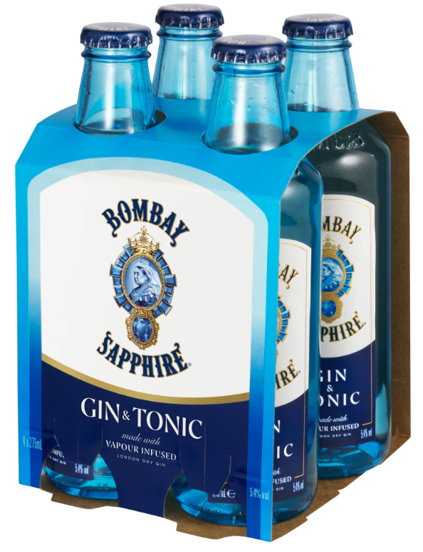 & Tonic 275mL 4 Pack