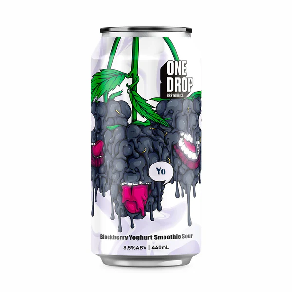YoYoYo Blackberry Yoghurt Sour 440mL